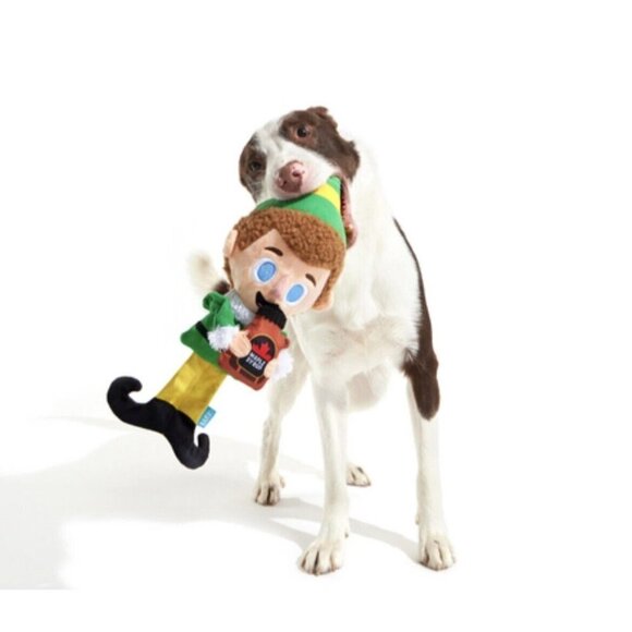 Buddy the Elf Christmas Plush Dog Toy XL by Bark BarkBox NWT - Picture 2 of 11